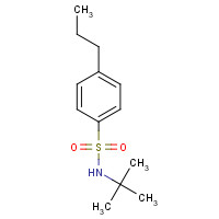 146948-95-0 N-tert-butyl-4-propylbenzenesulfonamide chemical structure