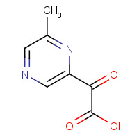 1227406-73-6 2-(6-methylpyrazin-2-yl)-2-oxoacetic acid chemical structure