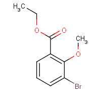 1106304-74-8 ethyl 3-bromo-2-methoxybenzoate chemical structure