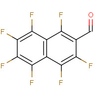 52158-48-2 1,3,4,5,6,7,8-heptafluoronaphthalene-2-carbaldehyde chemical structure