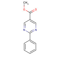 64074-29-9 methyl 2-phenylpyrimidine-5-carboxylate chemical structure