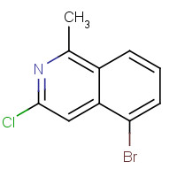 1215767-97-7 5-bromo-3-chloro-1-methylisoquinoline chemical structure