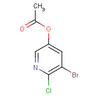 130284-55-8 (5-bromo-6-chloropyridin-3-yl) acetate chemical structure