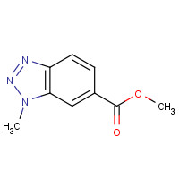 147137-38-0 methyl 3-methylbenzotriazole-5-carboxylate chemical structure