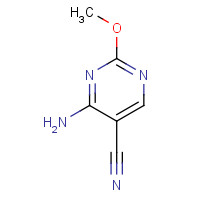 6964-55-2 4-amino-2-methoxypyrimidine-5-carbonitrile chemical structure