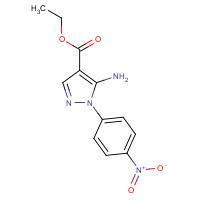 16459-35-1 ethyl 5-amino-1-(4-nitrophenyl)pyrazole-4-carboxylate chemical structure