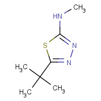 50608-12-3 5-tert-butyl-N-methyl-1,3,4-thiadiazol-2-amine chemical structure