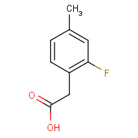 518070-28-5 2-(2-fluoro-4-methylphenyl)acetic acid chemical structure