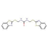 95-35-2 1,3-bis(1,3-benzothiazol-2-ylsulfanylmethyl)urea chemical structure