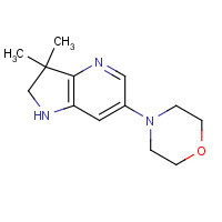 1259441-44-5 4-(3,3-dimethyl-1,2-dihydropyrrolo[3,2-b]pyridin-6-yl)morpholine chemical structure