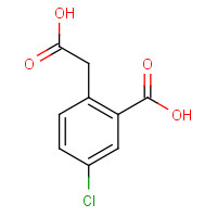 19725-81-6 2-(carboxymethyl)-5-chlorobenzoic acid chemical structure