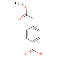 87524-66-1 4-(2-methoxy-2-oxoethyl)benzoic acid chemical structure