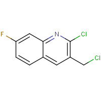 948291-38-1 2-chloro-3-(chloromethyl)-7-fluoroquinoline chemical structure