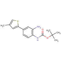 1300078-64-1 tert-butyl N-[2-amino-4-(4-methylthiophen-2-yl)phenyl]carbamate chemical structure