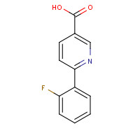 505082-91-7 6-(2-fluorophenyl)pyridine-3-carboxylic acid chemical structure
