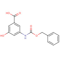 900799-69-1 3-hydroxy-5-(phenylmethoxycarbonylamino)benzoic acid chemical structure