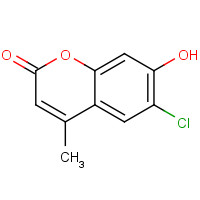 19492-02-5 6-chloro-7-hydroxy-4-methylchromen-2-one chemical structure