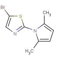 918792-84-4 5-bromo-2-(2,5-dimethylpyrrol-1-yl)-1,3-thiazole chemical structure