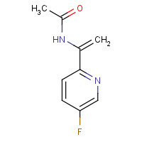 905587-18-0 N-[1-(5-fluoropyridin-2-yl)ethenyl]acetamide chemical structure