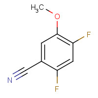 1374575-55-9 2,4-difluoro-5-methoxybenzonitrile chemical structure