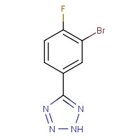 874784-10-8 5-(3-bromo-4-fluorophenyl)-2H-tetrazole chemical structure