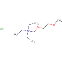 60043-43-8 triethyl(2-methoxyethoxymethyl)azanium;chloride chemical structure