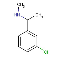 149529-99-7 1-(3-chlorophenyl)-N-methylethanamine chemical structure
