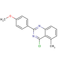 885277-29-2 4-chloro-2-(4-methoxyphenyl)-5-methylquinazoline chemical structure
