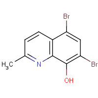 15599-52-7 5,7-dibromo-2-methylquinolin-8-ol chemical structure