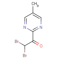 1421922-77-1 2,2-dibromo-1-(5-methylpyrimidin-2-yl)ethanone chemical structure