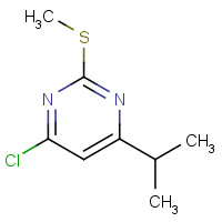 199863-95-1 4-chloro-2-methylsulfanyl-6-propan-2-ylpyrimidine chemical structure