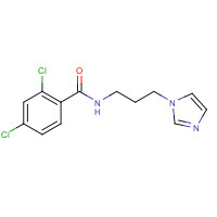 349092-52-0 2,4-dichloro-N-(3-imidazol-1-ylpropyl)benzamide chemical structure
