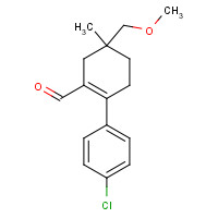 1256546-91-4 2-(4-chlorophenyl)-5-(methoxymethyl)-5-methylcyclohexene-1-carbaldehyde chemical structure
