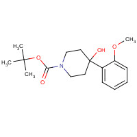 201609-28-1 tert-butyl 4-hydroxy-4-(2-methoxyphenyl)piperidine-1-carboxylate chemical structure