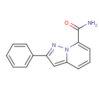 1196713-16-2 2-phenylpyrazolo[1,5-a]pyridine-7-carboxamide chemical structure