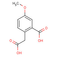 52962-25-1 2-(carboxymethyl)-5-methoxybenzoic acid chemical structure