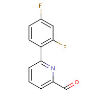 887979-81-9 6-(2,4-difluorophenyl)pyridine-2-carbaldehyde chemical structure
