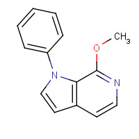 1175015-36-7 7-methoxy-1-phenylpyrrolo[2,3-c]pyridine chemical structure
