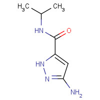 1342836-30-9 3-amino-N-propan-2-yl-1H-pyrazole-5-carboxamide chemical structure