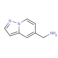 1313727-03-5 pyrazolo[1,5-a]pyridin-5-ylmethanamine chemical structure