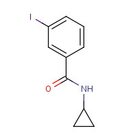 909187-12-8 N-cyclopropyl-3-iodobenzamide chemical structure