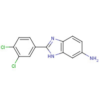 863771-14-6 2-(3,4-dichlorophenyl)-3H-benzimidazol-5-amine chemical structure