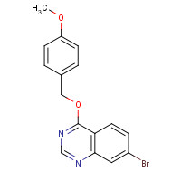 1334602-75-3 7-bromo-4-[(4-methoxyphenyl)methoxy]quinazoline chemical structure