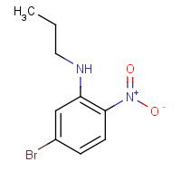 1210751-09-9 5-bromo-2-nitro-N-propylaniline chemical structure