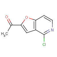86518-10-7 1-(4-chlorofuro[3,2-c]pyridin-2-yl)ethanone chemical structure