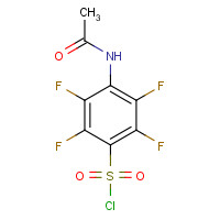 651-90-1 4-acetamido-2,3,5,6-tetrafluorobenzenesulfonyl chloride chemical structure