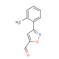 885273-90-5 3-(2-methylphenyl)-1,2-oxazole-5-carbaldehyde chemical structure