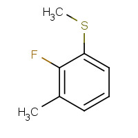 252555-44-5 2-fluoro-1-methyl-3-methylsulfanylbenzene chemical structure