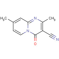 64500-91-0 2,8-dimethyl-4-oxopyrido[1,2-a]pyrimidine-3-carbonitrile chemical structure