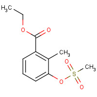 1616290-19-7 ethyl 2-methyl-3-methylsulfonyloxybenzoate chemical structure